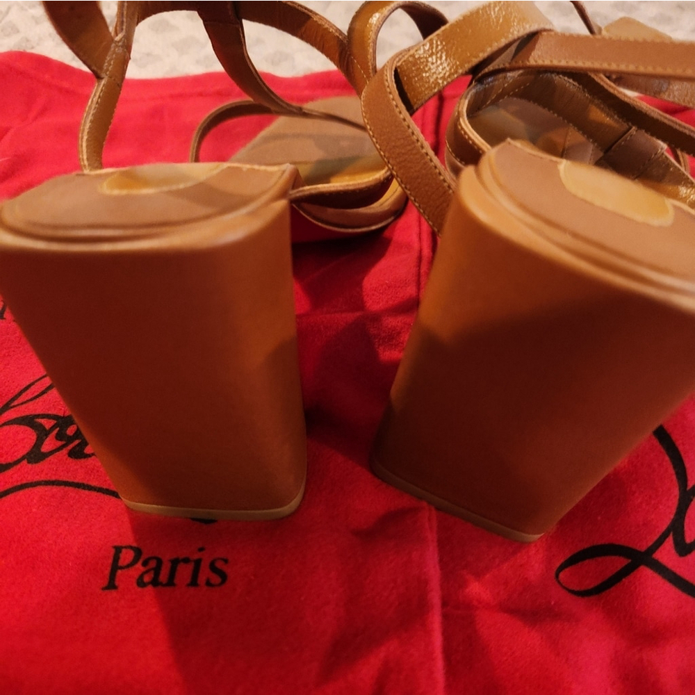 Sold NWB Christian Louboutin Heeled Sandals - Authentic! - Picture 14 of 14